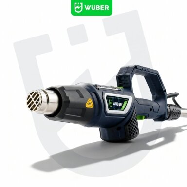 Elektrinis karšto oro fenas su praiginta rankena Wuber W20121, 2000W Elektrinis karšto oro fenas su praiginta rankena Wuber W20121, 2000W