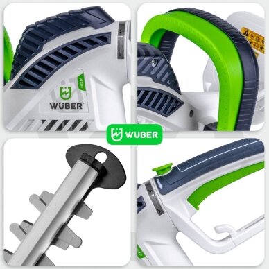 Elektrinės gyvatvorių žirklės Wuber W27331; 620W; 61cm 4