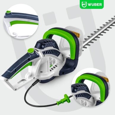 Elektrinės gyvatvorių žirklės Wuber W27331; 620W; 61cm 6 Elektrinės gyvatvorių žirklės Wuber W27331; 620W; 61cm 6