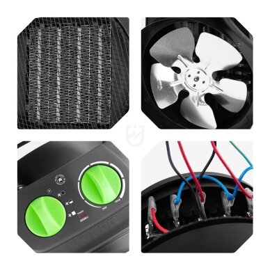 Elektrinis šildytuvas Wuber W16012, 3000 W 10