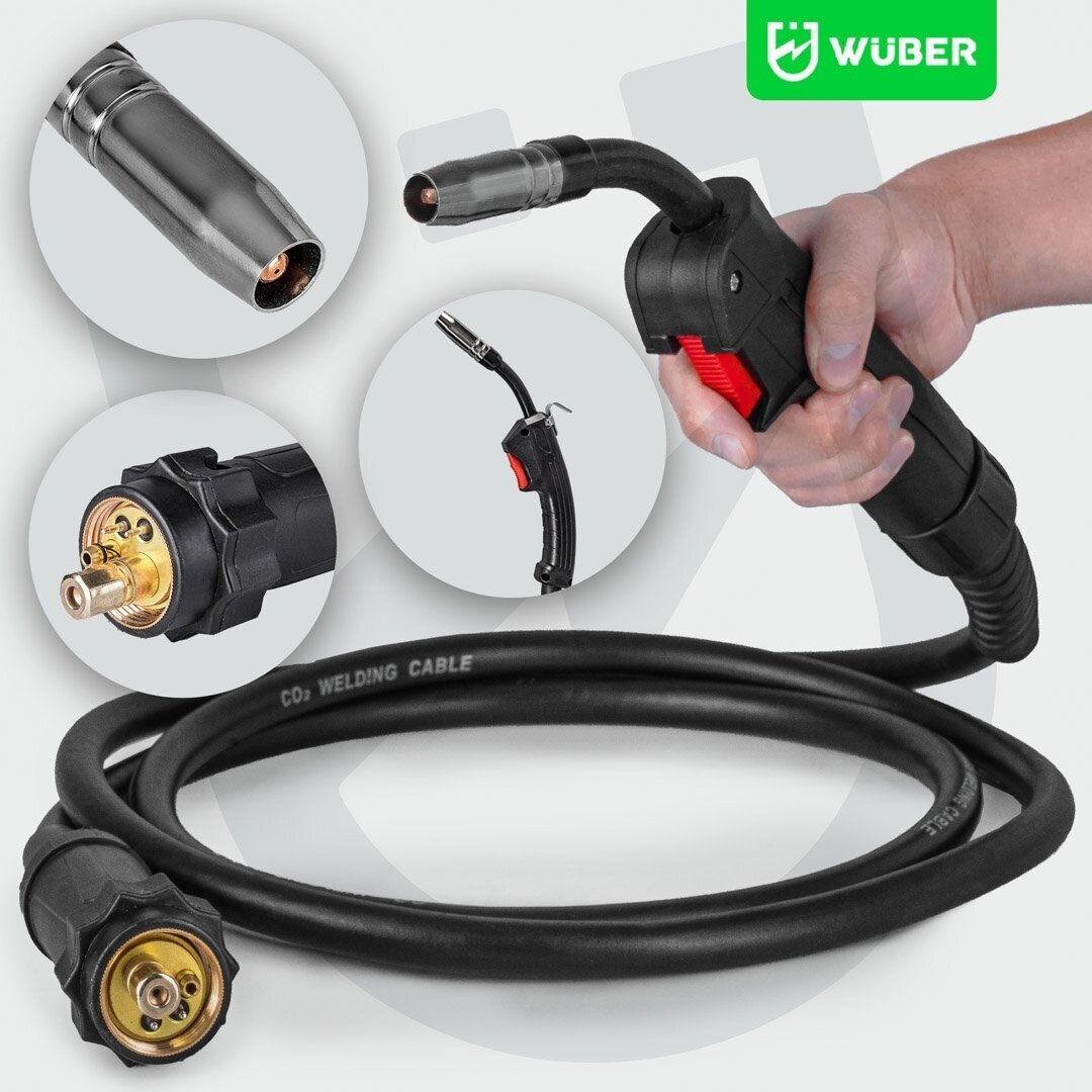 Inverterinis suvirinimo pusautomatis Wuber W19005 MIG FLUX MMA TIG 4 Inverterinis suvirinimo pusautomatis Wuber W19005 MIG FLUX MMA TIG 4