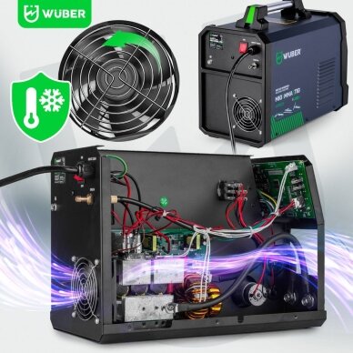Inverterinis suvirinimo pusautomatis Wuber W19005 MIG FLUX MMA TIG 3 Inverterinis suvirinimo pusautomatis Wuber W19005 MIG FLUX MMA TIG 3