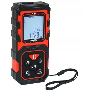 Lazerinis atstumo matuoklis NOTIG TOOLS N60 Lazerinis atstumo matuoklis NOTIG TOOLS N60