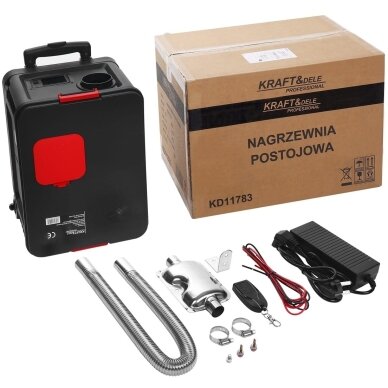 Mobilus dyzelinis oro šildytuvas Kraft & Dele KD11783, 8kW 12/24/230V 11