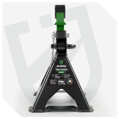 Pastatomas domkratas Wuber W22047, 3t, 285-415mm, 2 vnt. 12 Pastatomas domkratas Wuber W22047, 3t, 285-415mm, 2 vnt. 12