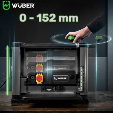 Reismusinės obliavimo staklės Wuber W94201, 1500W, 330mm 10