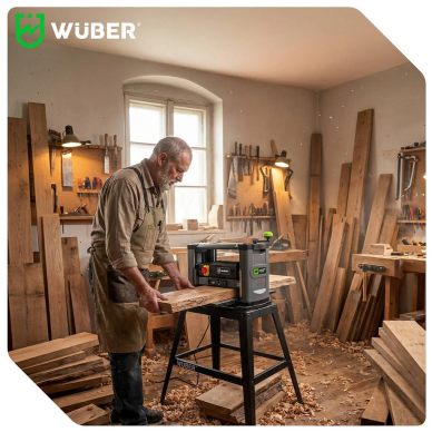 Reismusinės obliavimo staklės Wuber W94201, 1500W, 330mm 1
