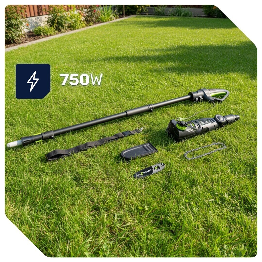 Šakų genėtuvas/aukštapjovė Wuber 750W 10