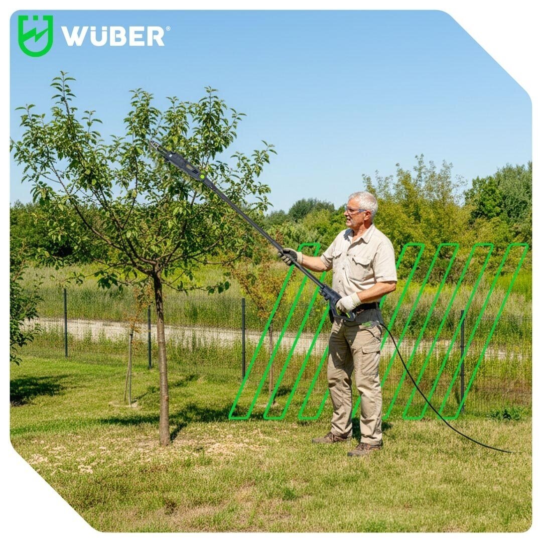 Šakų genėtuvas/aukštapjovė Wuber 750W 4 Šakų genėtuvas/aukštapjovė Wuber 750W 4