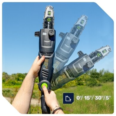 Šakų genėtuvas/aukštapjovė Wuber 750W 9
