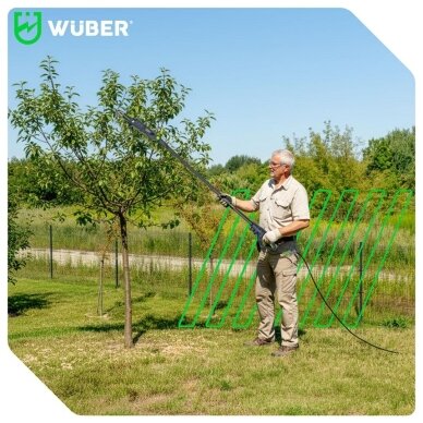 Šakų genėtuvas/aukštapjovė Wuber 750W 4 Šakų genėtuvas/aukštapjovė Wuber 750W 4
