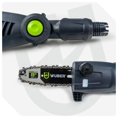 Šakų genėtuvas/aukštapjovė Wuber 750W 6 Šakų genėtuvas/aukštapjovė Wuber 750W 6