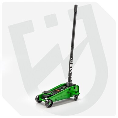 Žemo profilio 3 t hidraulinis domkratas Wuber W22048, 140-460mm 2