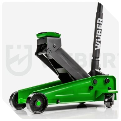 Žemo profilio 3 t hidraulinis domkratas Wuber W22048, 140-460mm 3 Žemo profilio 3 t hidraulinis domkratas Wuber W22048, 140-460mm 3